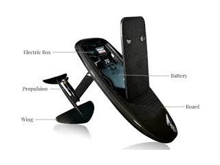 Electric hydrofoil surfboard