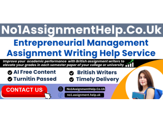 Entrepreneurial Management Assignment Help By No1AssignmentHelp.Co.UK