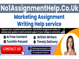 Marketing Assignment Help By No1AssignmentHelp.Co.UK