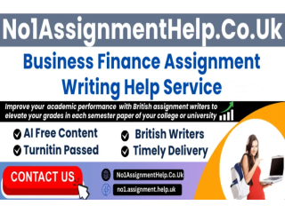 Business Finance Assignment Help By No1AssignmentHelp.Co.UK