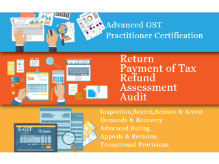 GST Certification Course in Delhi, GST e-filing, GST Return, 100% Job Placement, Accounting Job Oriented, 110005 [Update Skills in '24 for Best GST]