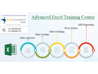 Advanced Excel Certification, SLA Institute Delhi, VBA Macros, MS Access & SQL Classes with 100% Job, Summer Offer '23