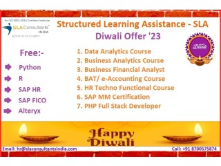 Best Data Analytics Training Institute in Delhi, South Delhi, Diwali Offer '23, Free R, Python & Alteryx Course with Free Demo Classes,
