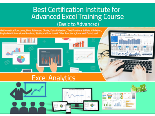 Excel Course in Delhi, Rohini, VBA/Macros, MS Access & SQL Certification by SLA Institute, 100% Job Guarantee