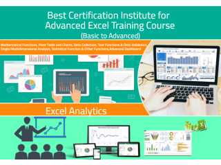 Excel Course in Delhi, Saket, with VBA/Macros, MS Access & SQL Certification by SLA Institute, 100% Job Placement