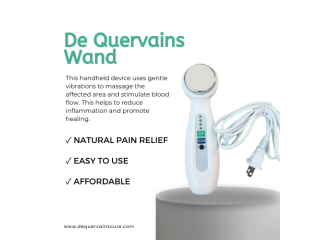 De Quervain's Wand: The Natural Way to Relieve Pain and Heal Your Thumb