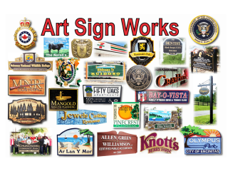 Carved Business Signs